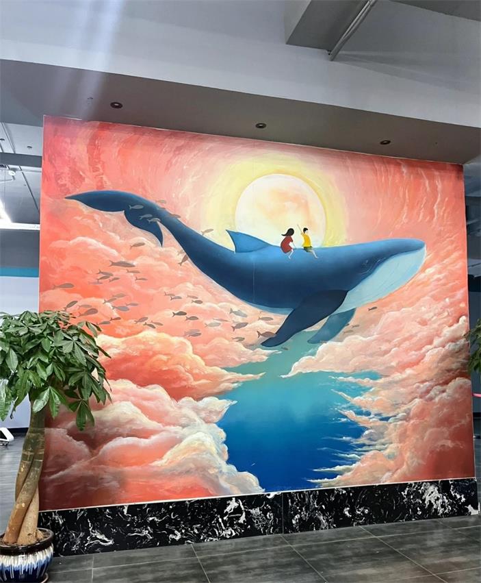 3D網(wǎng)紅打卡手繪墻