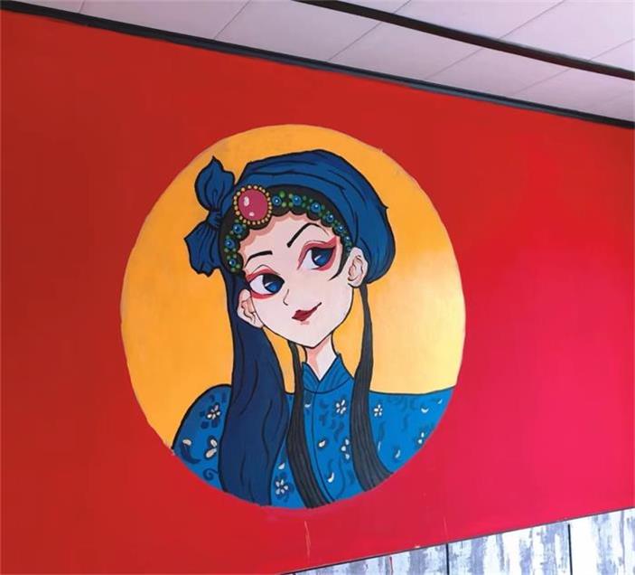 商業(yè)工裝彩繪墻繪