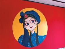 商業(yè)工裝彩繪墻繪